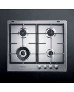 Cooktop 4 bocas Brastemp Gourmand Inox a Gás duplachama BDK60DR 220V 1