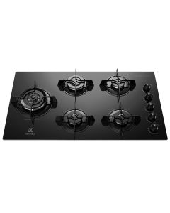 Cooktop 5 bocas Electrolux Preto a Gás KE5TD Bivolt 1